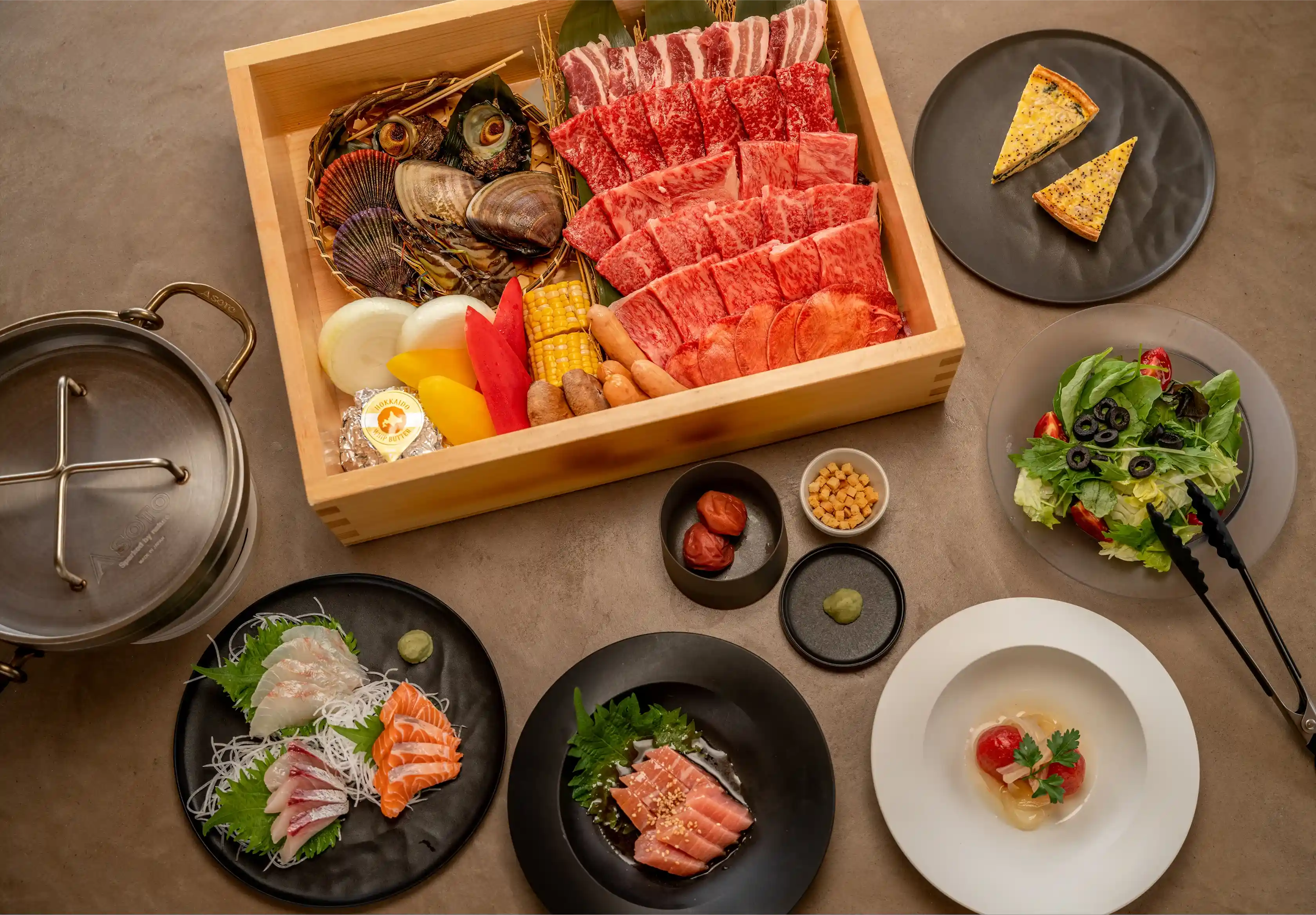 Featuring Shirahama’s finest ingredients Glamping BBQ