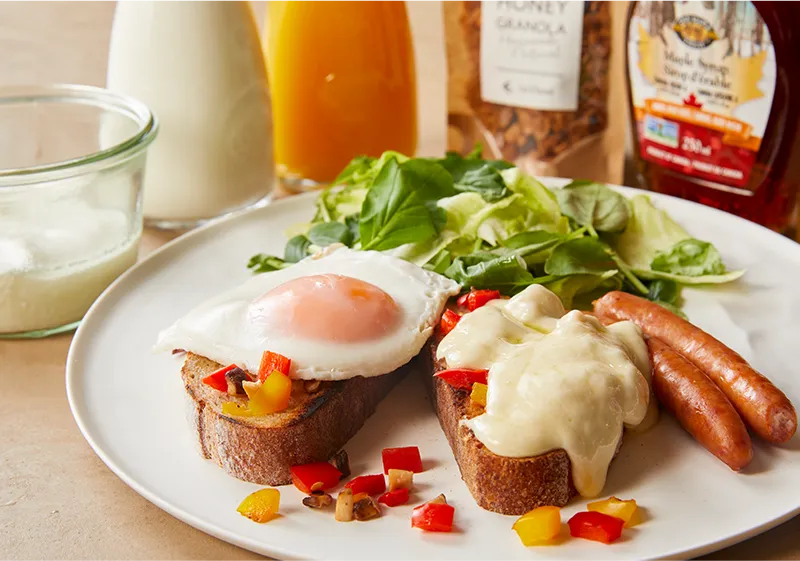 campagne open sandwich